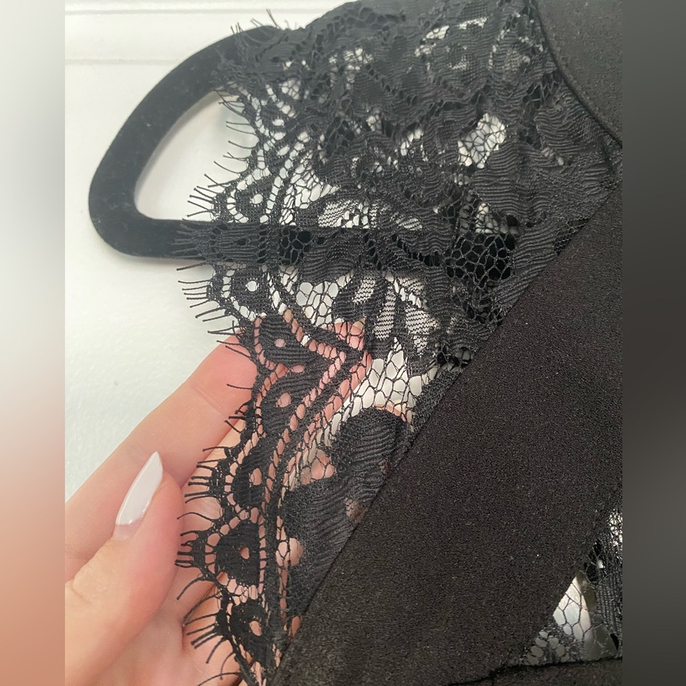 EXPRESS Women’s Black Lace Dress Size 8 - Picture 5 of 6